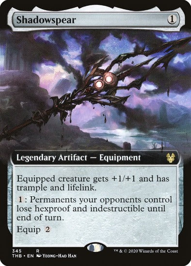 Shadowspear - Extended Art Rare - Theros Beyond Death