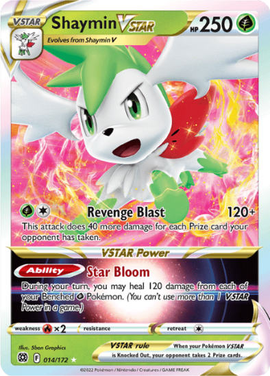 Shaymin VSTAR 014/172 - Ultra Rare - Sword & Shield Brilliant Stars