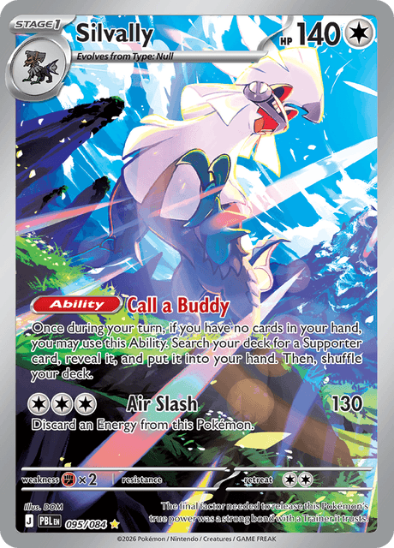 Silvally 095/084 - Illustration Rare - Mega Evolution: Pitch Black