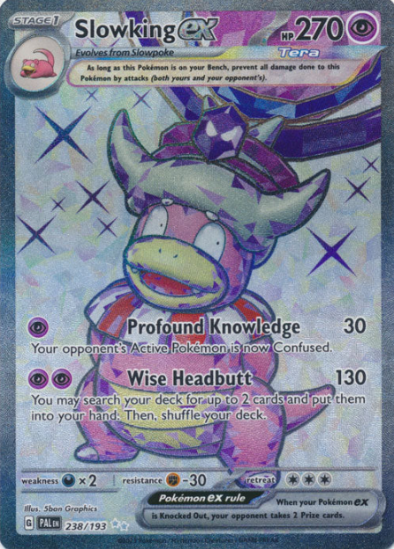 Slowking EX 238/193 - Full Art Ultra Rare - Scarlet & Violet Paldea Evolved