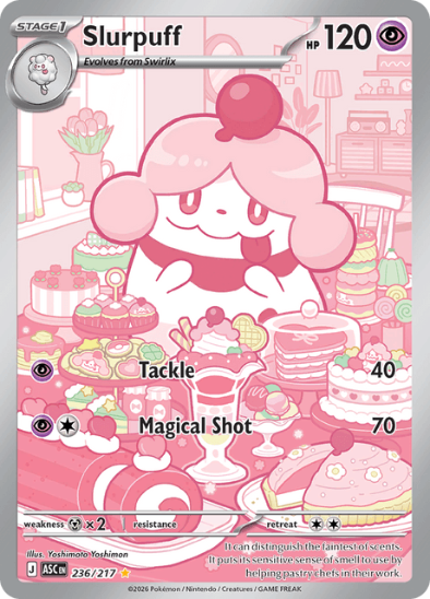 Slurpuff 236/217 - Illustration Rare - Mega Evolution: Ascended Heroes