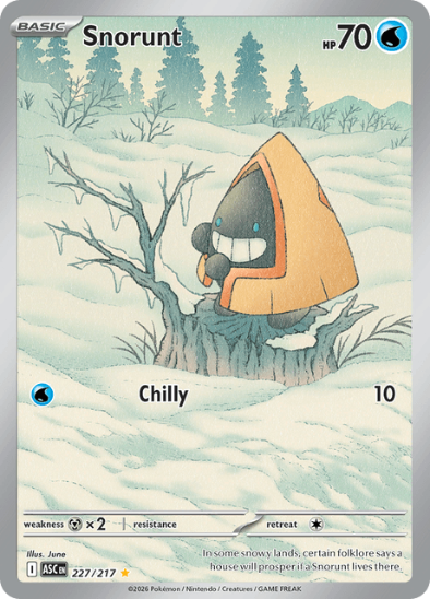 Snorunt 227/217 - Illustration Rare - Mega Evolution: Ascended Heroes