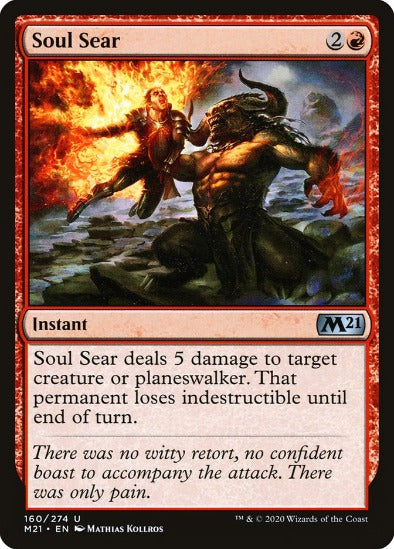 Soul Sear - Uncommon - Core Set 2021