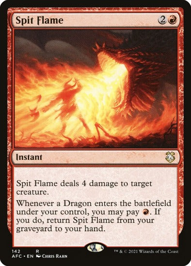 Spit Flame - Rare - Forgotten Realms Commander
