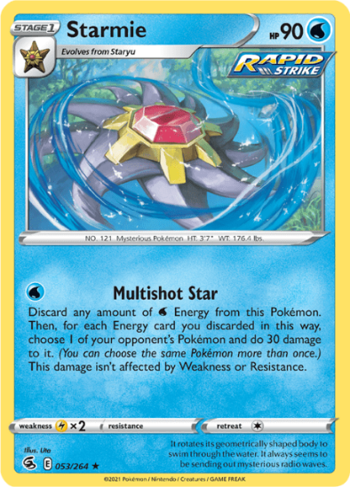 Starmie 053/264 - Holo Rare - Fusion Strike