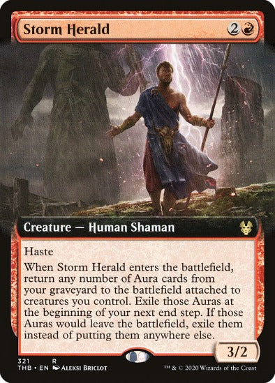 Storm Herald - Extended Art Rare - Theros Beyond Death