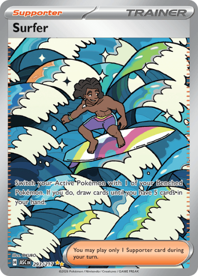 Surfer 293/217 - Special Illustration Rare - Mega Evolution: Ascended Heroes