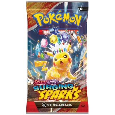 Pokémon TCG x1 Scarlet & Violet Surging Sparks Booster Pack - Random Pack Artwork
