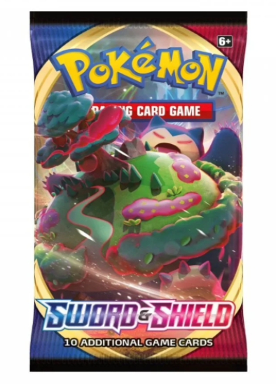 Pokémon TCG x1 Sword & Shield Base Set Booster Pack - Random Pack Artwork