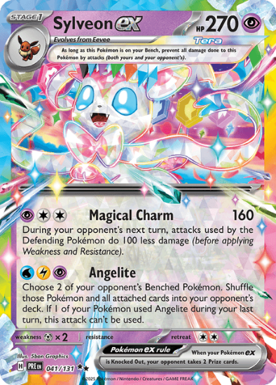 Sylveon ex 041/131 - Ultra Rare - Scarlet & Violet: Prismatic Evolutions