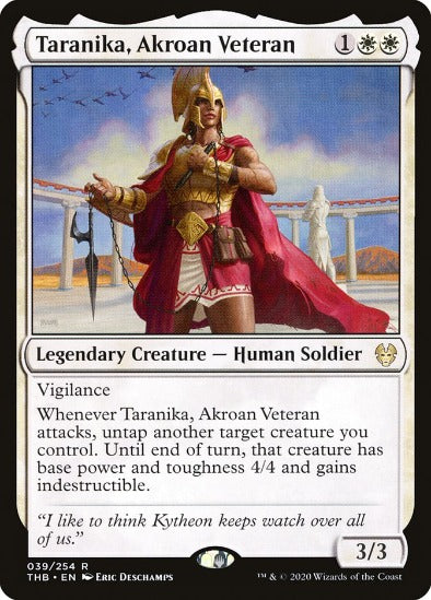 Taranika, Akroan Veteran - Rare - Theros Beyond Death