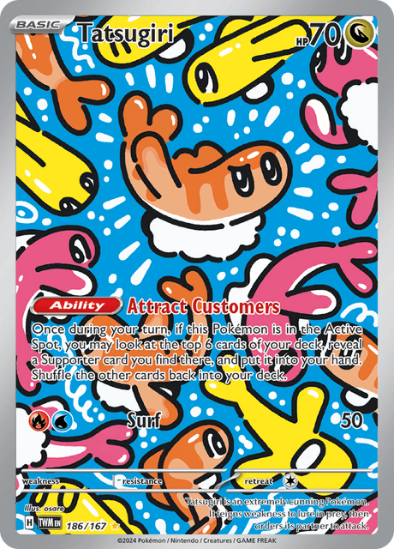 Tatsugiri 186/167 - Illustration Rare - Scarlet & Violet Twilight Masquerade