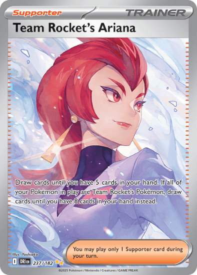 Team Rocket's Ariana 237/182 - Special Illustration Rare - Scarlet & Violet Destined Rivals