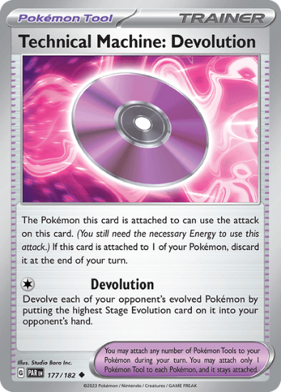 Technical Machine: Devolution 177/182 - Uncommon - Scarlet & Violet Paradox Rift