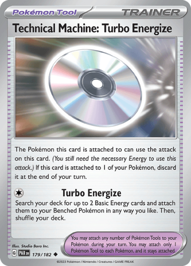 Technical Machine: Turbo Energize 179/182 - Uncommon - Scarlet & Violet Paradox Rift