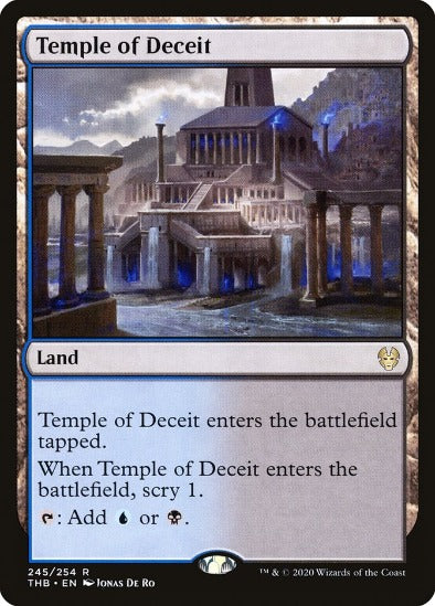 Temple of Deceit - Rare - Theros Beyond Death