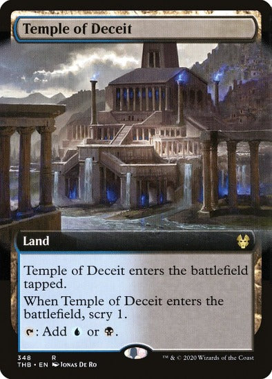 Temple of Deceit - Extended Art Rare - Theros Beyond Death