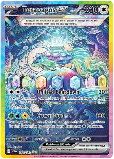 Terapagos ex 170/142 - Special Illustration Rare - Scarlet & Violet Stellar Crown