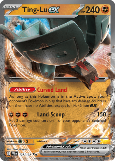Ting-Lu ex 127/193 - Ultra Rare - Scarlet & Violet Paldea Evolved