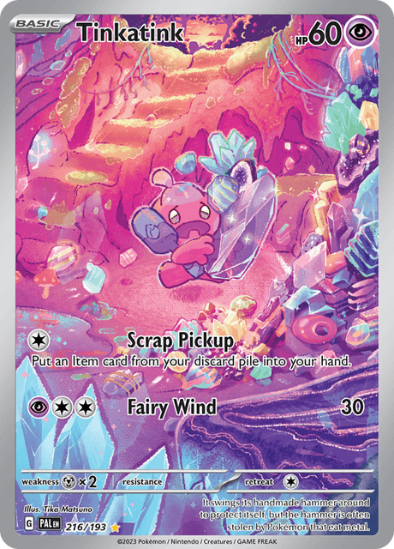Tinkatink 216/193 - Illustration Rare - Scarlet & Violet Paldea Evolved