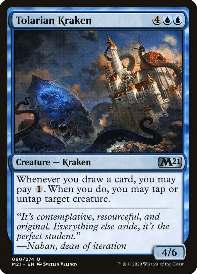 Tolarian Kraken - Uncommon - Core Set 2021