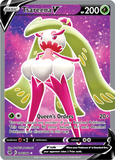 Tsareena V 246/264 - Full Art Ultra Rare - Fusion Strike
