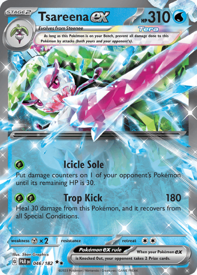 Tsareena ex 046/182 - Ultra Rare - Scarlet & Violet Paradox Rift