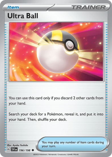Ultra Ball 196/198 - Uncommon - Scarlet & Violet Base Set