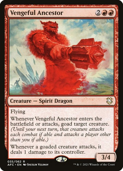Vengeful Ancestor - Rare - Forgotten Realms Commander