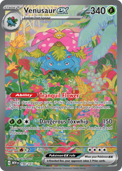 Venusaur ex 198/165 - Special Illustration Rare - Scarlet & Violet 151