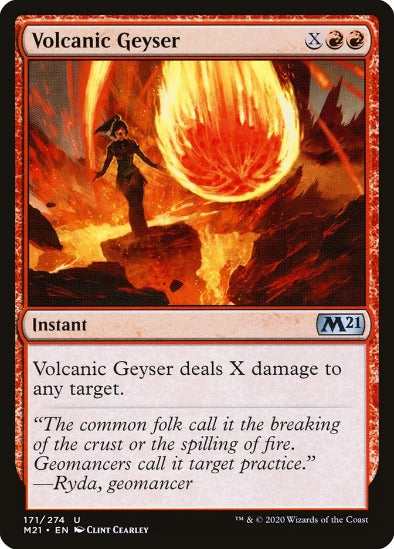 Volcanic Geyser - Uncommon - Core Set 2021
