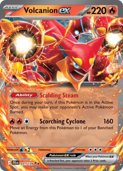 Volcanion ex 031/159 - Ultra Rare - Scarlet & Violet Journey Together