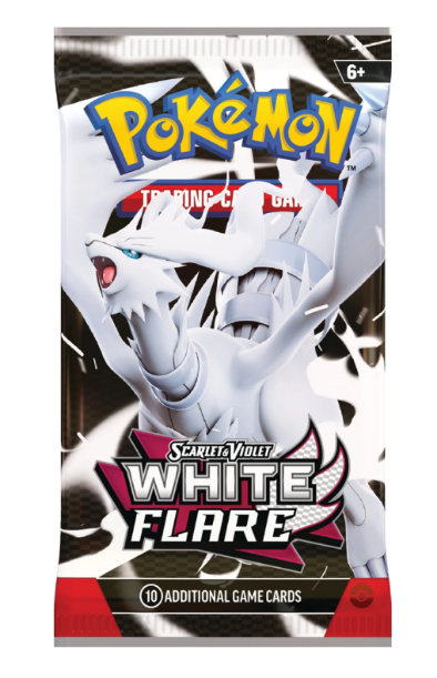 Pokémon TCG x1 Scarlet & Violet White Flare Booster Pack - Random Pack Artwork