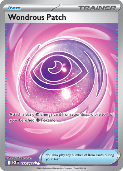 Wondrous Patch 117/088 - Full Art Ultra Rare - Mega Evolution: Perfect Order
