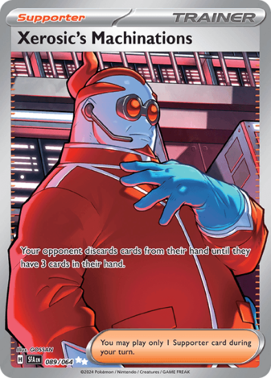 Xerosic's Machinations 089/064 - Full Art Ultra Rare - Shrouded Fable