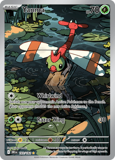 Yanma 183/182 - Illustration Rare - Scarlet & Violet Destined Rivals