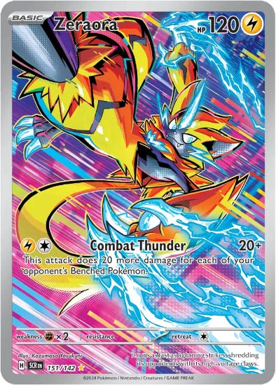 Zeraora 151/142 - Illustration Rare - Scarlet & Violet Stellar Crown