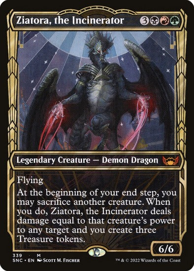 Ziatora, the Incinerator - Showcase Mythic Rare - Streets of New Capenna