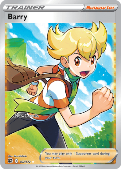 Barry 167/172- Full Art Ultra Rare - Brilliant Stars