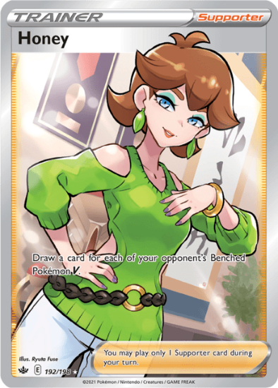 Honey 192/198 - Full Art Ultra Rare - Chilling Reign