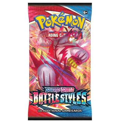 Pokémon TCG x1 Sword & Shield Battle Styles Booster Pack - Random Pack Artwork