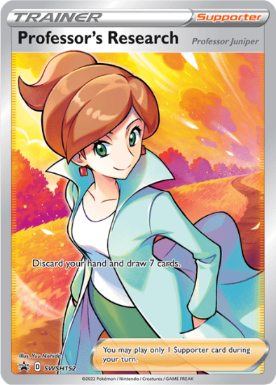 Professor's Research SWSH152 - Full Art Ultra Rare - Sword & Shield Black Star Promo