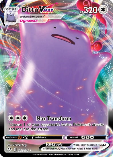 Ditto VMAX 051/072 - Full Art Ultra Rare - Shining Fates