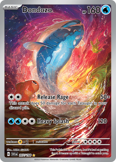 Dondozo 207/198 - Illustration Rare - Scarlet & Violet Base Set