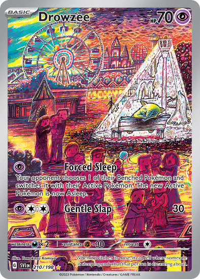 Drowzee 210/198 - Illustration Rare - Scarlet & Violet Base Set