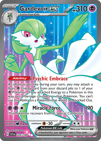 Gardevoir EX 228/198 - Full Art Ultra Rare - Scarlet & Violet Base Set