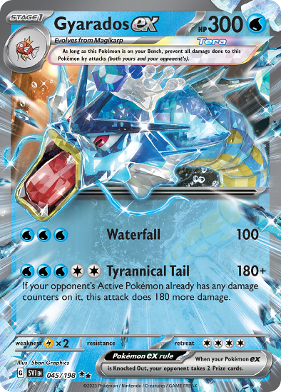 Gyarados EX 045/198 - Ultra Rare - Scarlet & Violet Base Set
