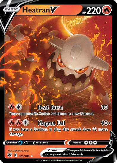Heatran V 025/189 - Ultra Rare - Astral Radiance
