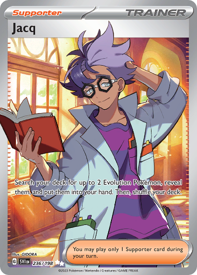 Jacq 236/198 - Full Art Ultra Rare - Scarlet & Violet Base Set