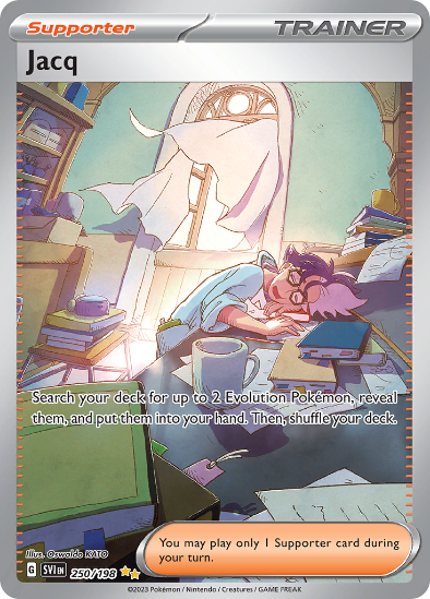 Jacq 250/198 - Full Art Ultra Rare - Scarlet & Violet Base Set